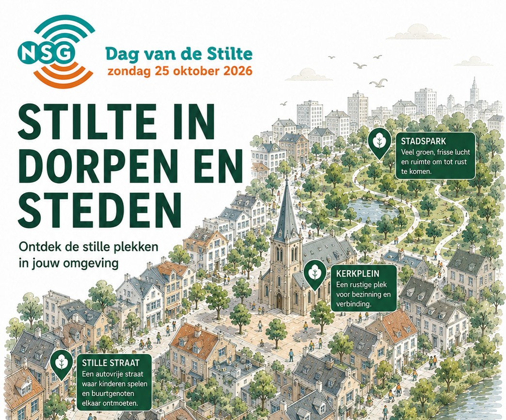 Thema van de Dag van de Stilte 2026 Stilte in dorpen en steden